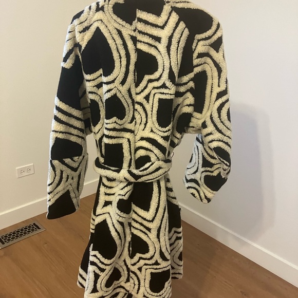 NWT Farm Rio Wild Hearts Fleece Coat - Picture 6 of 7